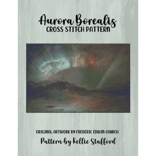 Aurora Borealis Cross Stitch Pattern: Original Artwork by Frederic Edwin Church