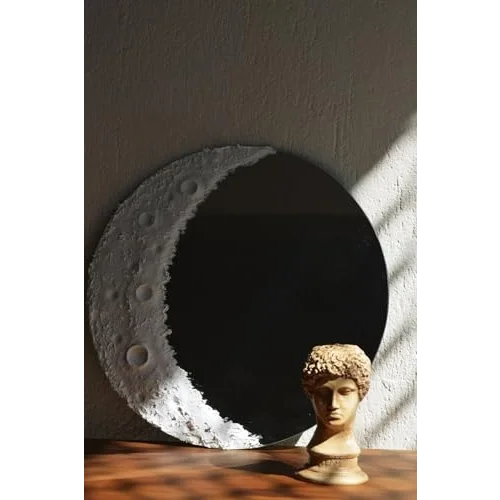 Ay desenli krater ayna