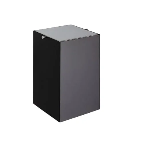 BANYO ÇÖP KOVASI 4 L - SİYAH/KROM RENK