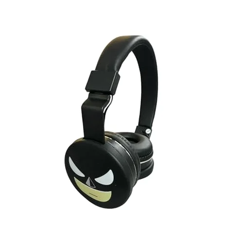Batman Kablosuz Bluetooth Katlanabilir Kulaküstü Kulaklık Siyah