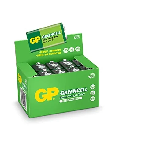 Batteries Gp1604G Greencell 6F22/1222/9V Pil, 9 Volt, 10Lu Kutu