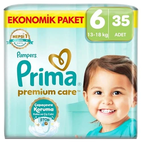 Bebek Bezi Premium Care 6 Numara 35 Adet