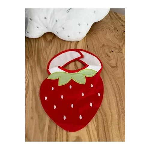Bebek Mama Önlüğü Çilek Figürlü