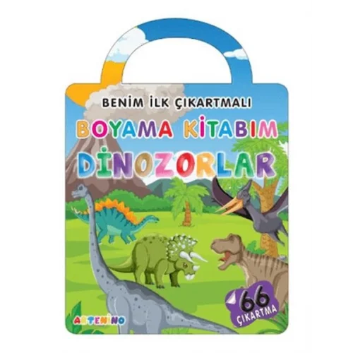 Benim İlk Çıkartmalı Boyama Kitabım - Dinozorlar