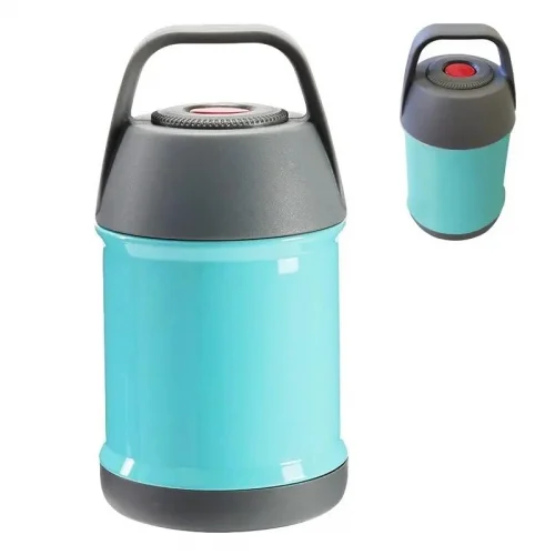 Bentopia Paslanmaz Çelik Yemek Termosu - 450 ml- Bebek Mama Saklama Termosu (Mavi)