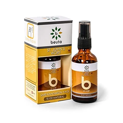 Beuta Sarı Kantaron Yağı% 100 Doğal 50 ml - Sprey Kapak