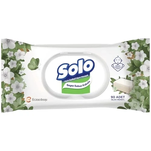 Beyaz Sabun Kokulu Mendil 1x90