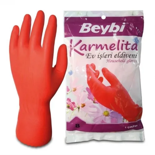 Mey İthalat® Beybi Karmelita Bulaşık Eldiveni No:8