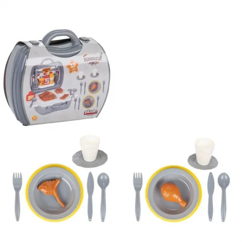 Mey İthalat® 03 368  Çantalı Barbekü Seti