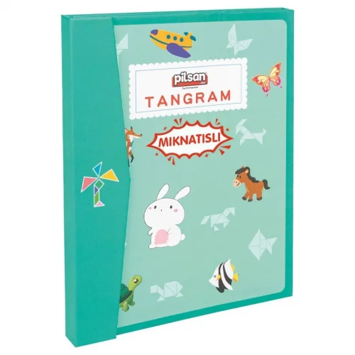 Mey İthalat® 03 569 Ahşap Manyetik Tangram - Oyuncak