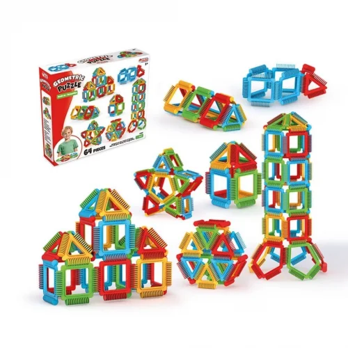 Mey İthalat® 03896 Geometrik Puzzle 64 Parça