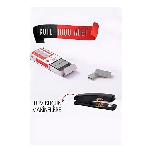 Mey İthalat® 1 Kutu 1.000 Adet Küçük Zımba Teli