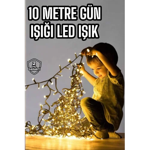 Mey İthalat® 10 Metre Şerit Led Gün Işığı Led Işık Süsleme Parti Malzemesi Konsept