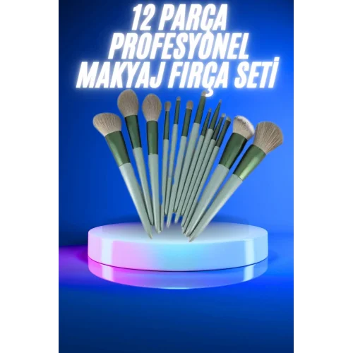 Mey İthalat® 13 Parça Makyaj Fırça Seti Far Kontür Aydnlatıcı Fırçası İz Bırakmaz Hafif ve Yumuşak