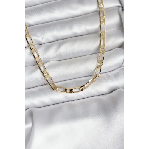 Mey İthalat® 14K Gold Renk Kaplama Model CM Kadın Kolye