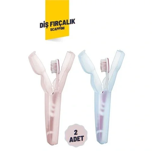 Mey İthalat® 2li Kapaklı Diş Fırçası Kutusu Kapaklı Diş Fırçalık – Hijyenik ve Şık Banyo Düzeni