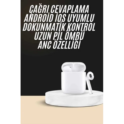 Mey İthalat® 2. Nesil Bluetooth Android ve İOS Uyumlu Kablosuz Kulaklık Çağrı Cevaplama