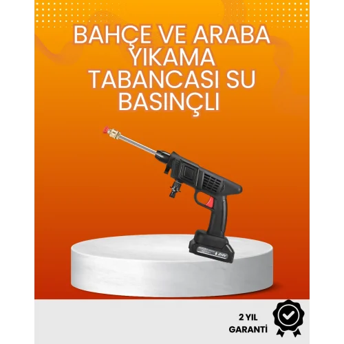Mey İthalat® 2025 Model 48V Şarjlı Basınçlı Yıkama Tabancası Orijinal Seri