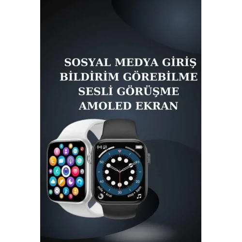 Mey İthalat® 2025 Model Akıllı Saat ve Yeni Nesil Pro Bluetooth Kulaklık TWS Yüksek Ses Kaliteli
