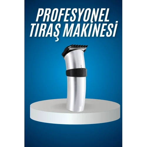 Mey İthalat® 2025 Model Çelik Kasa Profesyonel Saç Sakal Tüm Vücut Tüyü Lazer Öncesi Tıraş Makinesi