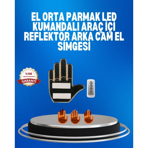 Mey İthalat® 2025 Orijinal LED El Park Uyarı Sistemi Uzaktan Kumandalı