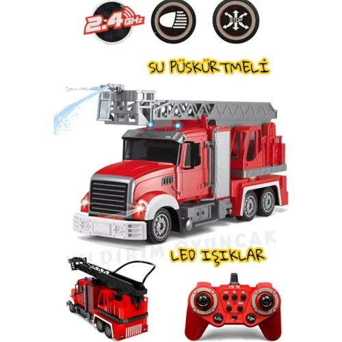Mey İthalat® 2161 UZAKTAN KUMANDALI SU ATAN İTFAİYE