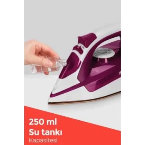 Mey İthalat® 2200W Seramik Kaplama Estetik Tasarımı 360 Derece Dönebilir Kablosu