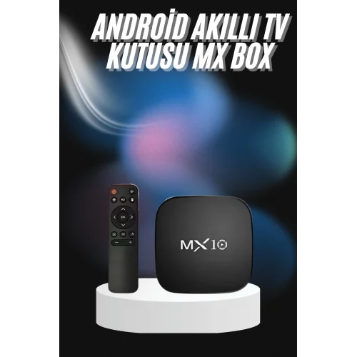 Mey İthalat® 2.4G Wifi Tv Box Medya Oynatıcı TV Uyumlu MX Box Kutusu Android TV