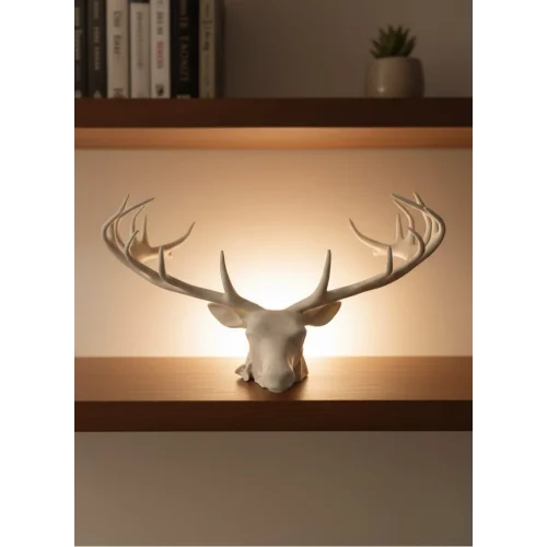 Mey İthalat® 25 cm Estetik Geyik Figürü Şık Ev Ofis Dekorasyonu