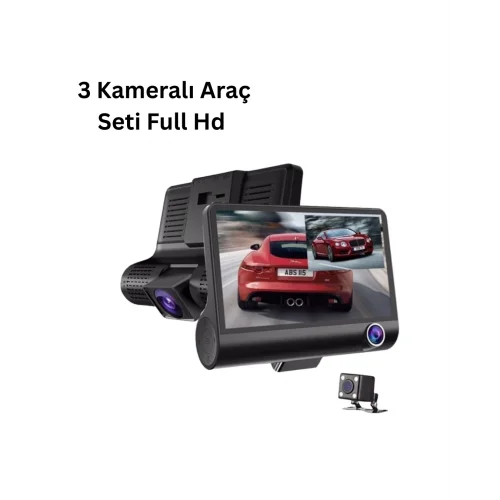 Mey İthalat® 3 Kameralı Araç DVR