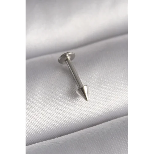 Mey İthalat® 316L Çelik Gümüş Renk Çivi Model Piercing