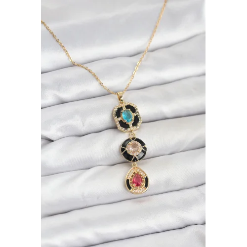 Mey İthalat® 316L Çelik Vintage Model Kadın Kolye