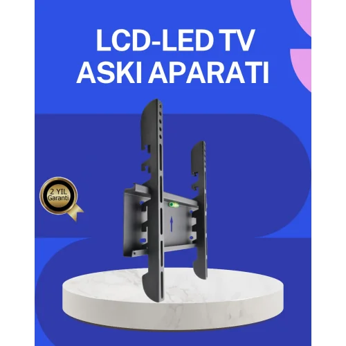 Mey İthalat® 32” LED TV Askı Aparatı Güçlü Taşıma Kapasitesi 2 Yıl Garantili