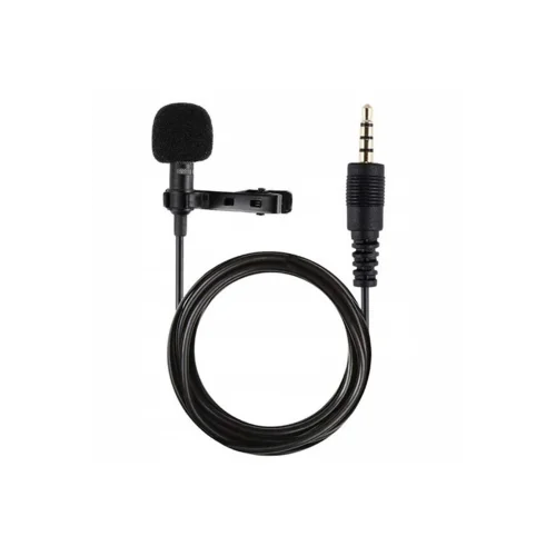 Mey İthalat®  3.5mm Jak 1.5 Metre Double Mikrofon - Siyah