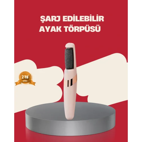 Mey İthalat® 360° Etkili Elektrikli Ayak Bakım Aleti Nasır Giderici