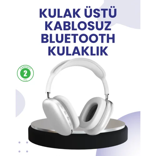 Mey İthalat® 400 mAh Bataryalı Kablosuz Kulaklık | BT 5.0, Müzik & Görüşme