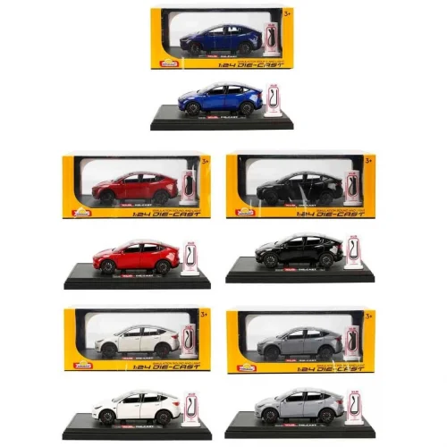 Mey İthalat® 4999 -YFN-1 24 ARABA XLG MODEL-Y 5R.SESLİ IŞIKLI