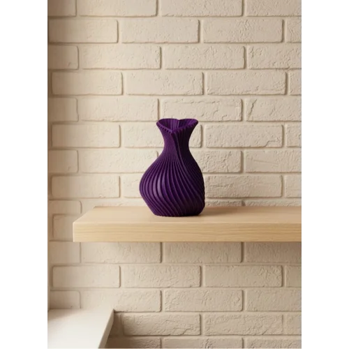 Mey İthalat® 5 cm Mor Kalp Formlu Mini Vazo Modern Mini Dekor Ürünü