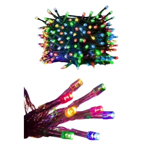 Mey İthalat® 5 Metre Ampul LED Işık Renkli RGB Çok Renkli Led Aydınlatma