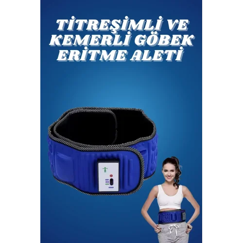 Mey İthalat® 5 Motorlu Titreşimli Masaj Aleti Göbek Kemeri Selülit Cihazı Eritme Zayıflama