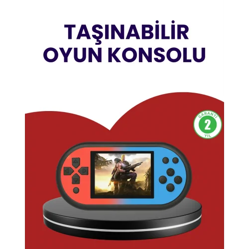Mey İthalat® 520 Oyunlu El Oyun Konsolu TV Bağlantılı HD LCD Ekranlı
