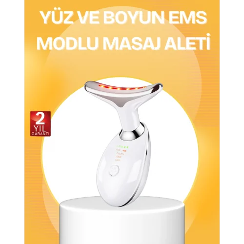 Mey İthalat® 7 Renk LED Işık Terapili Cilt Bakım Cihazı USB Şarjlı