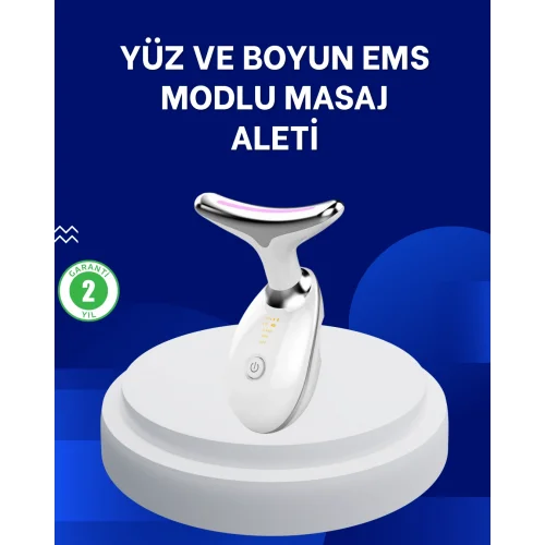 Mey İthalat® 7 Renkli LED Cilt Yenileyici Masaj ve Bakım Cihazı