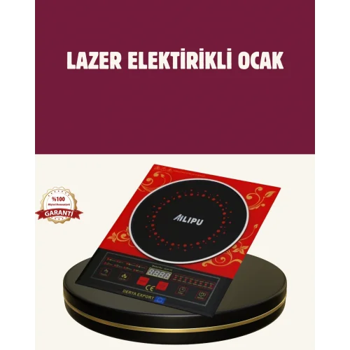 Mey İthalat® 8 Programlı LED Ekranlı İndüksiyon Ocak 80–270°C Sıcaklık Ayarı