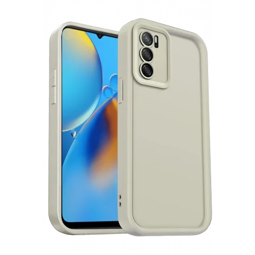 Mey İthalat®   A16 Kılıf Viera Silikon - Krem