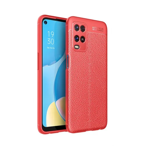 Mey İthalat®   A54 4G Kılıf Auto Focus Kapak - Kırmızı