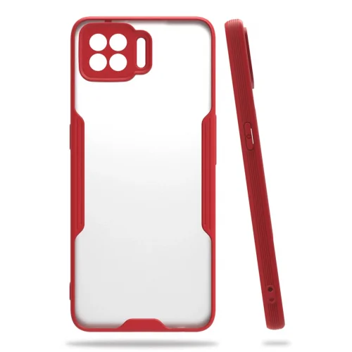 Mey İthalat®   A73 Kılıf Platin Silikon - Kırmızı