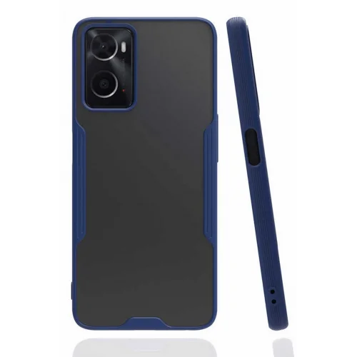 Mey İthalat®   A96 Kılıf Platin Silikon - Lacivert