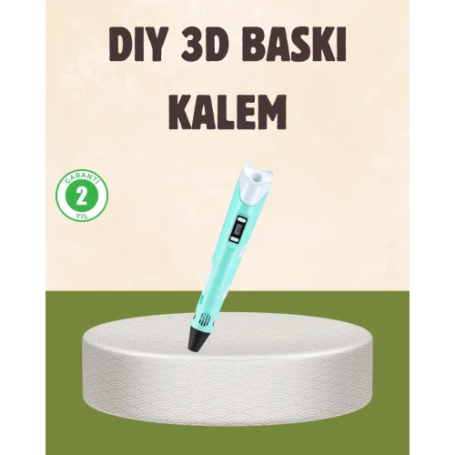 Mey İthalat® ABS ve PLA Filament Destekli 3D Yazıcı Kalem