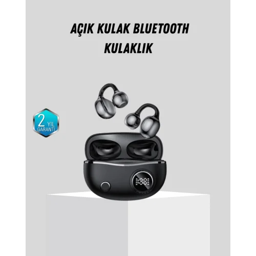 Mey İthalat® Açık Kulak Bluetooth Kulaklık 5.4 APTX Destekli Ergonomik Tasarım